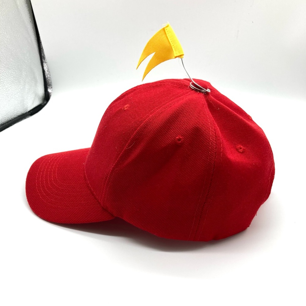 DF Men’s Red Bell Cap with Flag - Picture 4 of 7